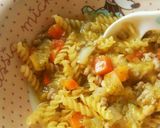 離乳食!野菜スープで作る簡単パスタ♡作り方2写真