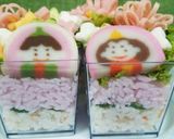 ひなまつり簡単お花のカップ寿司作り方1写真