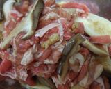 混ぜて焼くだけ！ちび達大好き❤生姜焼き♪作り方1写真