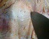 豪快！鶏もも肉の旨辛山賊焼き作り方1写真