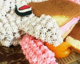 メラメライオン♡誕生日ケーキ作り方13写真