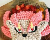 メラメライオン♡誕生日ケーキ作り方14写真