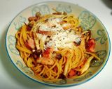 簡単♡ベーコンしめじの和風パスタ作り方7写真