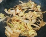 白菜と玉ねぎのアンチョビパスタ作り方6写真