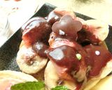 トロっと生チョコ⋆苺バナナトースト作り方9写真