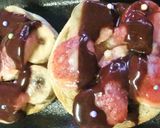 トロっと生チョコ⋆苺バナナトースト作り方8写真
