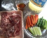 豚肉巻きのポン酢照り焼き作り方1写真