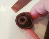 簡単✾薔薇のチョコレートケーキ作り方13写真