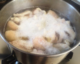 簡単！！トースターで手作り鶏皮の焼き鳥♪作り方1写真