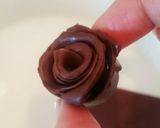 簡単✾薔薇のチョコレートケーキ作り方15写真