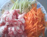 ☆豚バラ入り野菜きんぴら☆作り方2写真