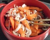 さっぱり♪豚肉と人参のぽん酢煮作り方2写真