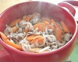 さっぱり♪豚肉と人参のぽん酢煮作り方7写真