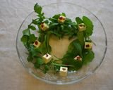 ハーブ料理　ルッコラの春色な前菜作り方8写真