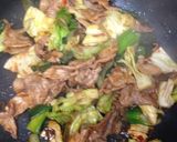 焼肉のたれで！葉玉ねぎと豚肉のピリ辛炒め作り方4写真