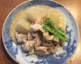 鶏モモ肉と大根の味噌煮がらめ作り方8写真