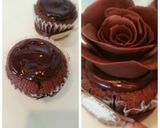 簡単✾薔薇のチョコレートケーキ作り方24写真