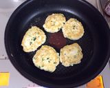 三つ葉入り豆腐ハンバーグ作り方5写真
