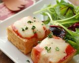 ピザ風厚揚げのチーズ焼き作り方5写真