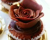 簡単✾薔薇のチョコレートケーキ作り方25写真