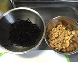 麺つゆだけで ひじき煮作り方1写真