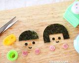 キャラ弁＊簡単♪俵おにぎりでひな祭り弁当作り方3写真