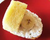 ＊＊ポンポンニット帽ケーキ＊＊おやつ作り方2写真