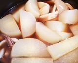 味がしっかり染て美味しい！簡単イカ大根作り方4写真