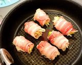 豚薄切り肉の千切りキャベツ巻き巻き作り方4写真