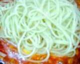 ツナとモッツァレラのトマトソースパスタ作り方6写真