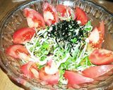めっちゃ簡単ラーメンサラダ(タラコ風味)作り方7写真