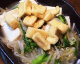 菜の花と豆腐のあったかやさしい餡かけ。作り方4写真