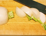 かぶと牛肉のオイスターソース炒め作り方1写真