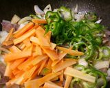 豚タンの野菜炒め♪作り方5写真