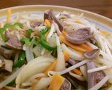 豚タンの野菜炒め♪作り方8写真
