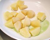 揚げずにカリッ♡美味しい*青海苔ポテト作り方2写真