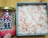 ひな祭り*お酢不使用！菱餅風押しごはん♪作り方3写真