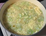 崩し豆腐のかき玉ゴマ味噌スープ作り方6写真
