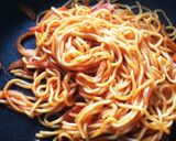 簡単！ちゃんぽん麺で焼きナポリタン作り方4写真