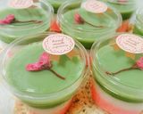 ひな祭りにレンジで簡単♪三色ミルクプリン作り方14写真