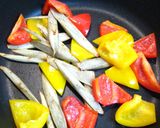 ブリと彩り野菜の南蛮炒め作り方2写真