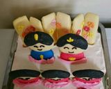 2016/ひな祭りケーキ(2段)作り方4写真