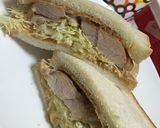 旦那絶賛♡我が家の照り焼きチキンサンド作り方9写真