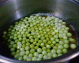 えんどう豆の炒り卵煮作り方1写真