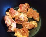 フライパンひとつde男子がっつり親子丼作り方2写真