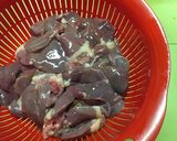 味濃いめ鶏レバーで一品作り方3写真