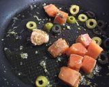 サーモンと菜の花のバジル風味パスタ作り方5写真