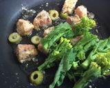 サーモンと菜の花のバジル風味パスタ作り方6写真