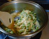 えんどう豆の炒り卵煮作り方5写真