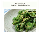 ☆こごみのマヨ醤油柚子胡椒和え☆作り方8写真